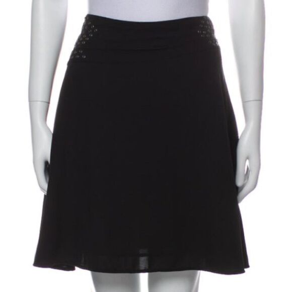 The Kooples ~ Black Studded Skirt ~ Size Small - Picture 2 of 6